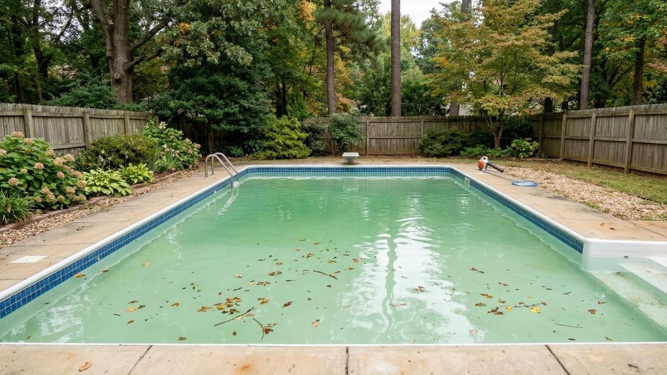 Pool Restoration — Charlotte, NC - Before